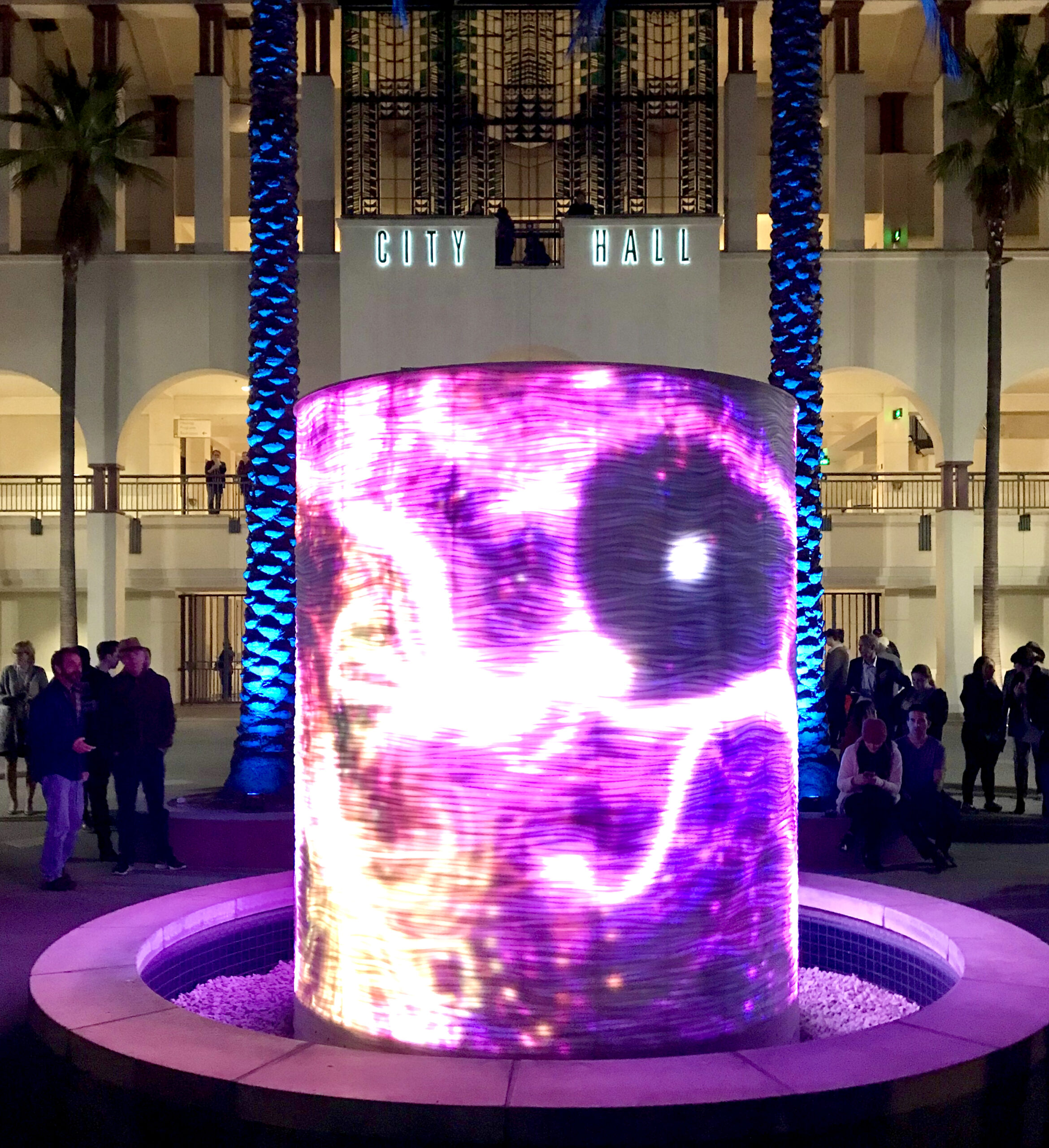 Culver Current illuminated sculpture