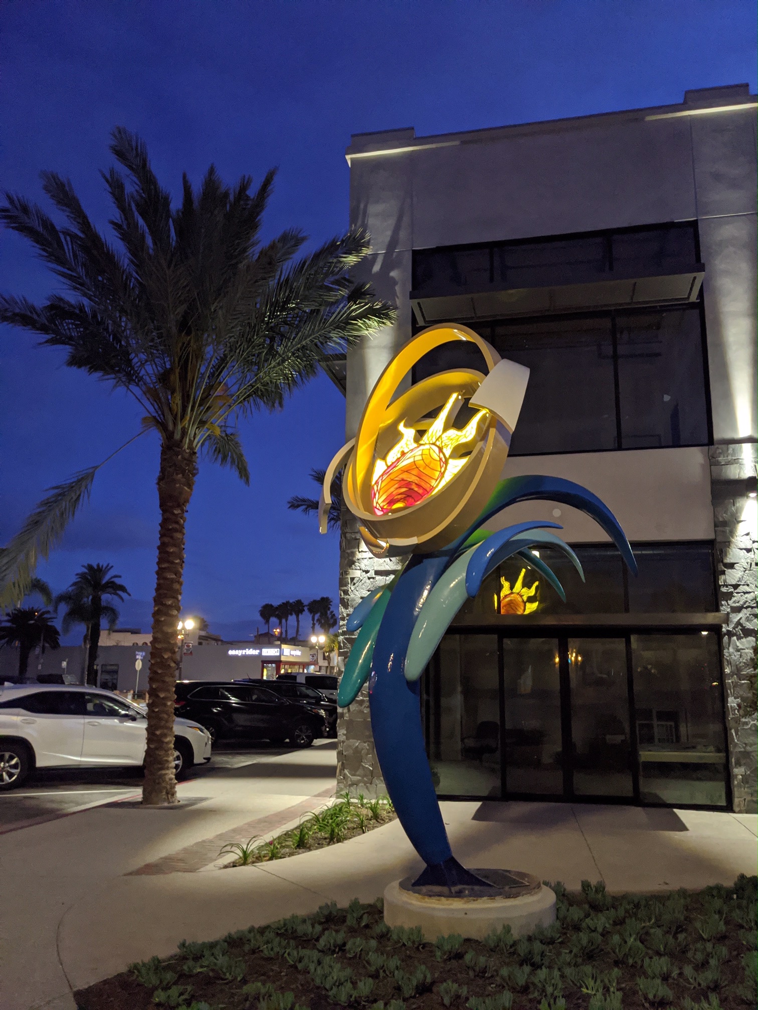 Sunset Wave sculpture